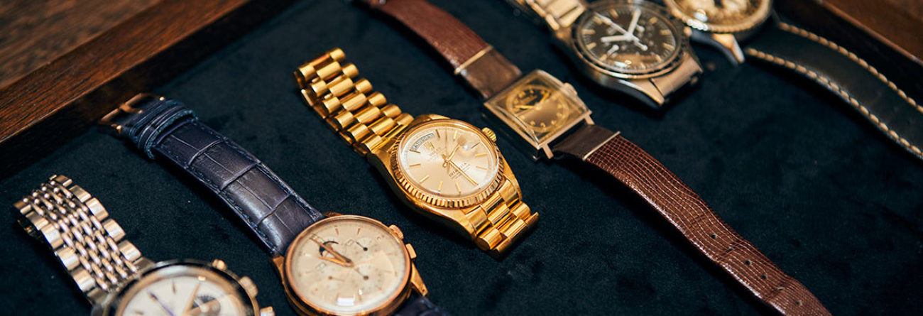 watches, rare watches, vintage watches, watches in a case