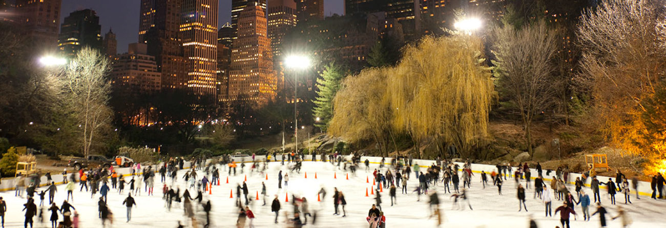 new york city ice skating, ice skating in nyc, central park, central park ice skating