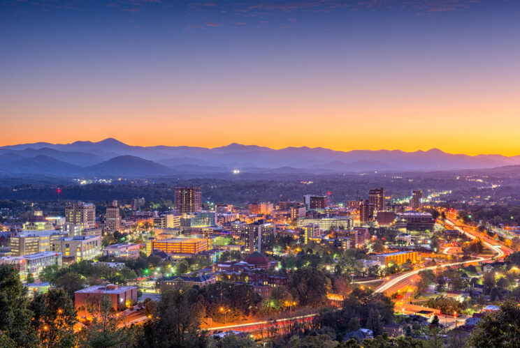 Asheville North Carolina skyline